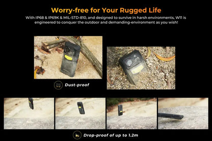 [World Premeire] HOTWAV W11 Rugged Phone 20800mAh 280LM Flashlight 6.6