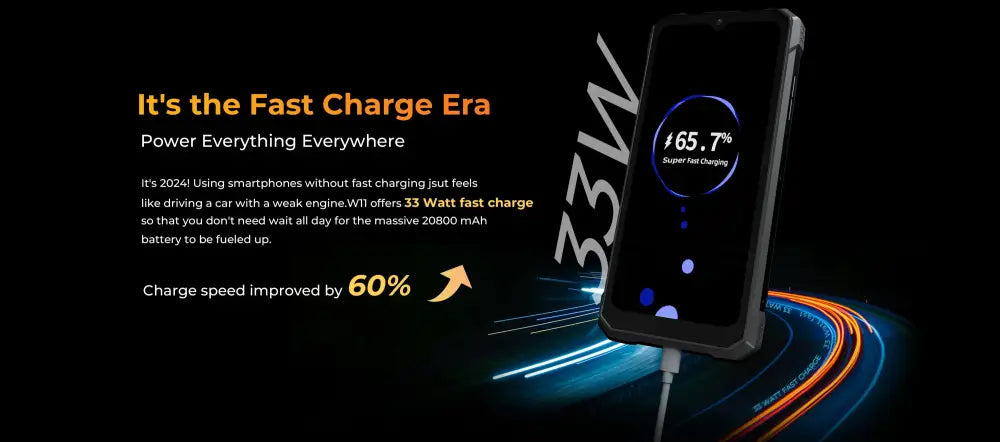 [World Premeire] HOTWAV W11 Rugged Phone 20800mAh 280LM Flashlight 6.6