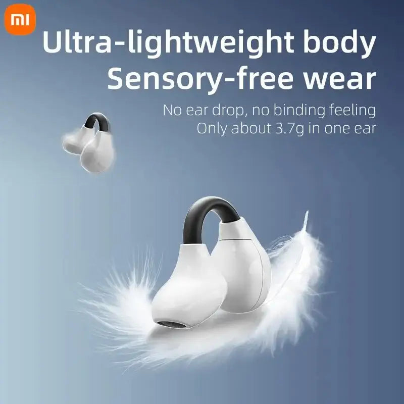 Xiaomi 2023 Wireless Earphones Mijia Earclip Bluetooth5.3 Headphones Earring Sports Bone Conduction Earbuds Waterproof Headset - laurichshop