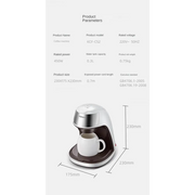 Xiaomi Automatic Multi function Portable Mini 300 ML Coffee Machine