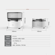 Xiaomi Coffee Brewer Grinder Automatic Hand Drip Coffee-ware - WHITE