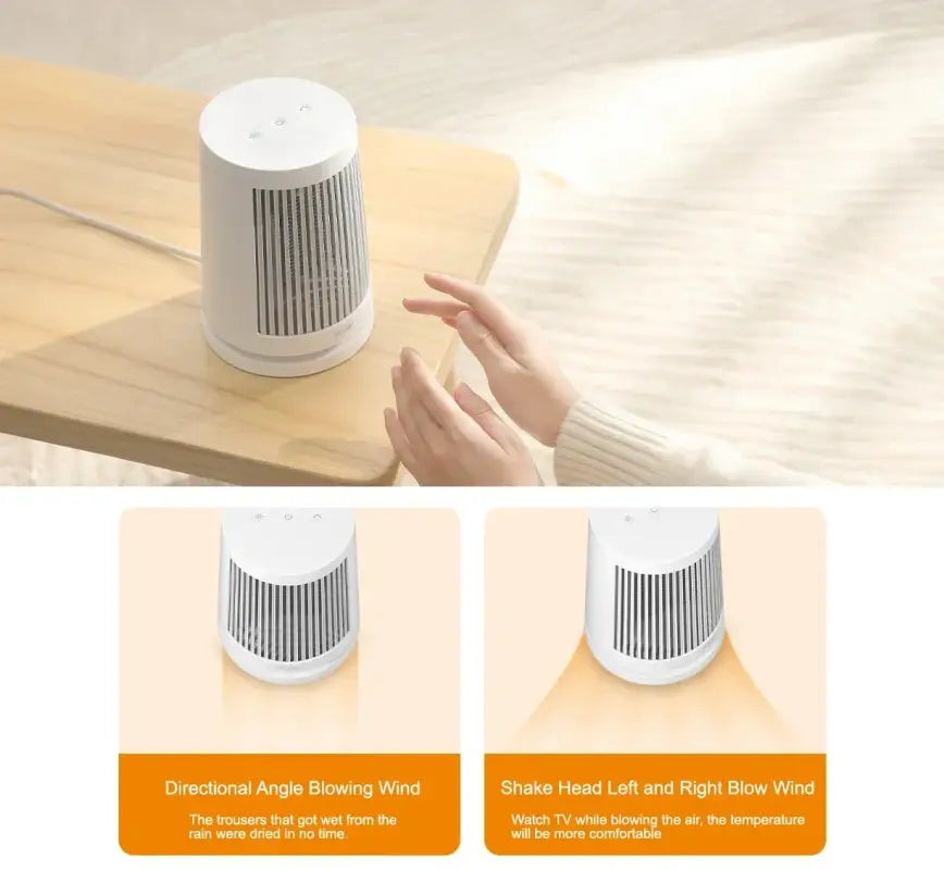 Xiaomi Mijia Ceramics 600 W Mini Electric Desktop Household Heater Radiator Machine