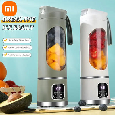 Xiaomi Rechargeable 450ml Fruit Juicer 8 Blades 3 Speeds USB