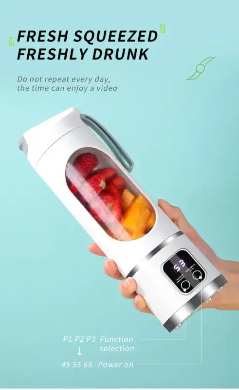 Xiaomi Rechargeable 450ml Fruit Juicer 8 Blades 3 Speeds USB