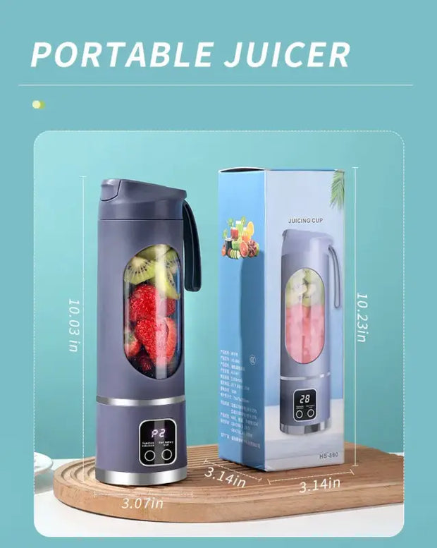 Xiaomi Rechargeable 450ml Fruit Juicer 8 Blades 3 Speeds USB