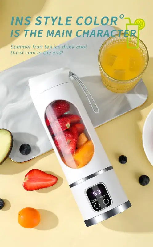 Xiaomi Rechargeable 450ml Fruit Juicer 8 Blades 3 Speeds USB