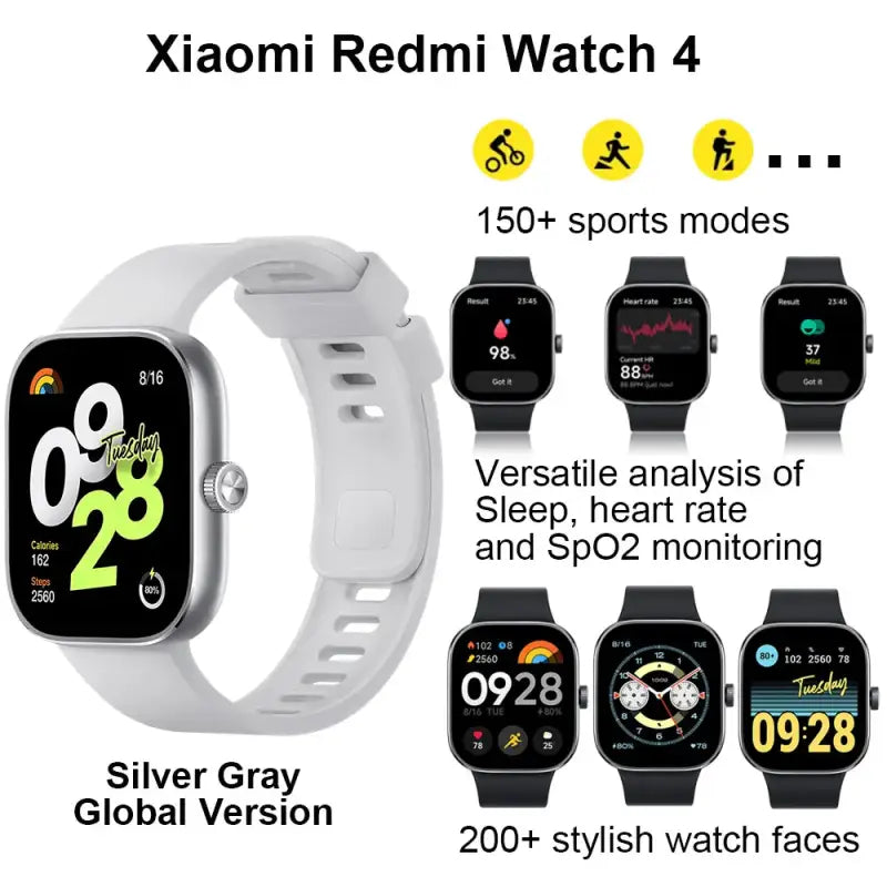 "Xiaomi Redmi Smartwatch stress and sleep monitoring fitness watch"