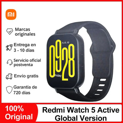 Fitness tracking smartwatch showing heart rate and activity stats