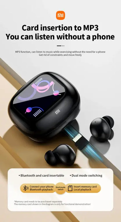 XIAOMI S09 ANC Bluetooth 5.4 Earbuds TWS Wireless Headphone with Touch Screen