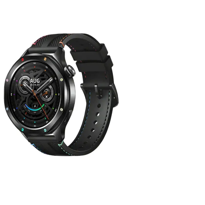 Side view of Xiaomi S4 smartwatch showing slim lightweight design