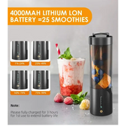 Xiaomi Youpin Mini Fruit Juicer Cup Portable Electric Wireless Charge