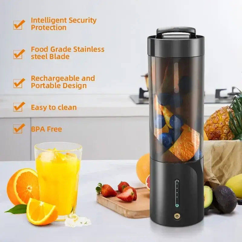 Xiaomi Youpin Mini Fruit Juicer Cup Portable Electric Wireless Charge