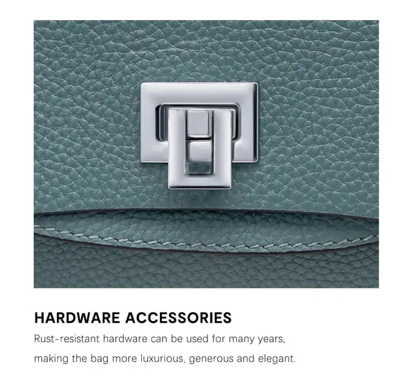 Zency Fashion Genuine Leather Top-handle Cross Body Bag For Women laurichshop