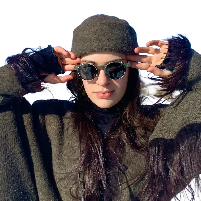 Zenottic Steampunk Style Clip On Sunglasses for Men and Women