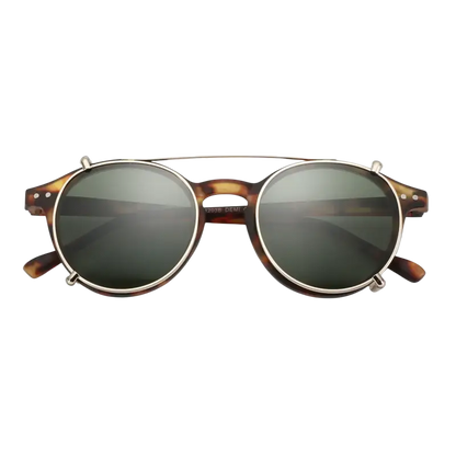 Zenottic Steampunk Style Clip On Sunglasses for Men and Women