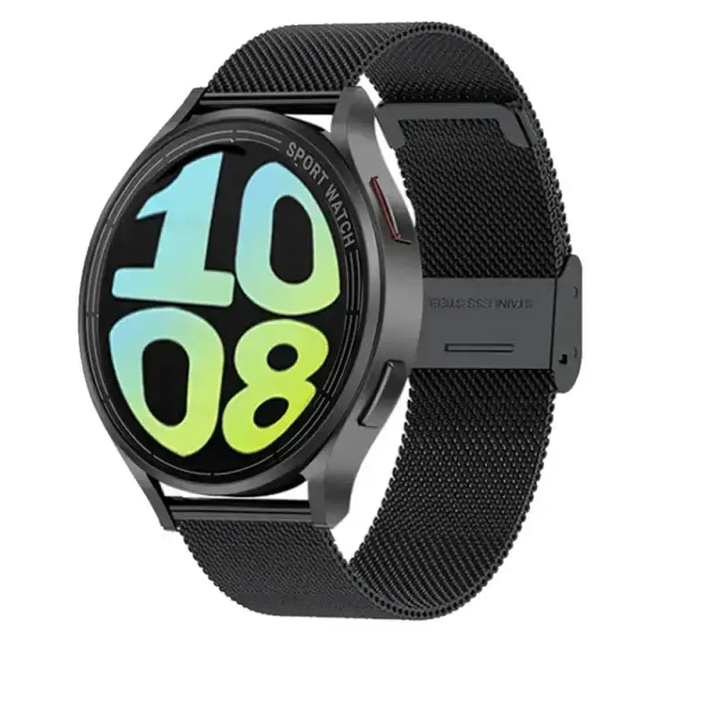 Premium smartwatch with ECG, PPG sensors, and multiple watch faces