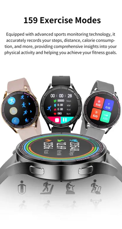 Zordai OD5 2024 New For Samsung Galaxy Watch 6 H D Voice Call NFC GPS Sports Watches