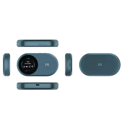 ZTE U10S Pro blue wireless router with circular display