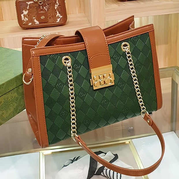 2023New Texture Chain Tote Bag Fashion High Capacity Crossbody Bag Classic Handbag Own Brand MK women's bag luxury shoulder bag - laurichshop