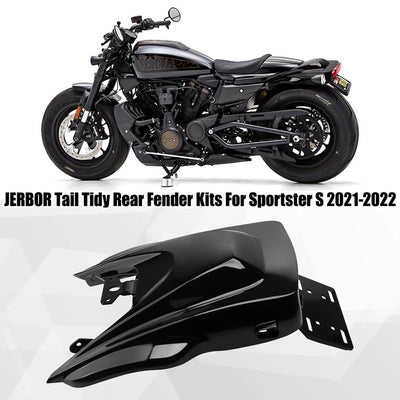 JERBOR For Harley Sportster S 2021-2023 LED Rear Light Tidy Fender Eliminator License Plate Registration Frame Axle Bracket - laurichshop