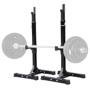 MEIZHI 2 Pieces Adjustable Adjustable Squat Rack Stand, Dumbbell Rack Gym Equipment - laurichshop