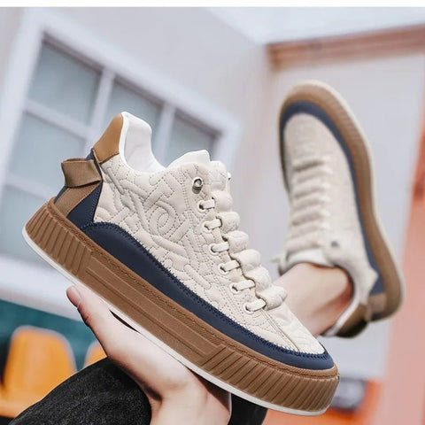 Men Chunky Sneakers Fashion Light Non-slip Luxury Brand Men's Sneakers 2023 Designer Male Casual Board Shoe Man's Vulcanize Shoe - laurichshop