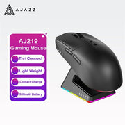 New Arrvied AJ219 Wireless Mouse with 2.4GHz Wireless Bluetooth 5.0 Wired Thrip Connection PAW3395 Gaming Chipset 26000DPI Mouse - laurichshop