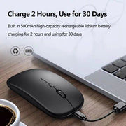 New Bluetooth Wireless Mouse USB Optical Rechargeable Mouse for Computer Laptop PC Macbook Gaming Mouse Gamer 2.4GHz 1600DPI - laurichshop