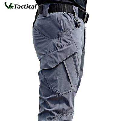 New Mens Tactical Pants Multiple Pocket Elasticity - laurichshop