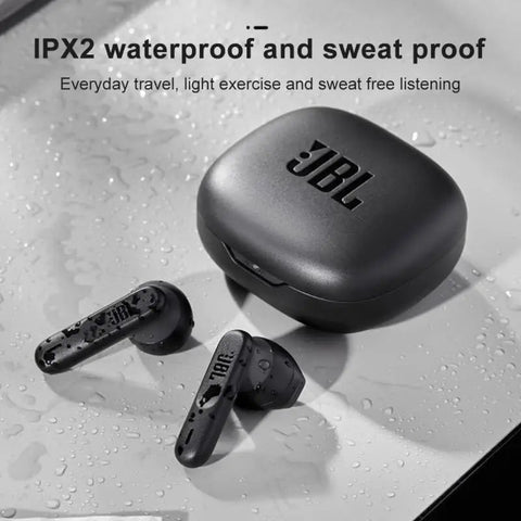 Original JBL Wave 300 TWS True Wireless Bluetooth Earphone In-Ear Music Headphones Lightweight Earbuds With Mic Charging Case - laurichshop
