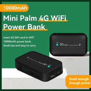 Portable 5G Mifi Router 4G LTE WiFi Repeater Wireless Portable Pocket Wifi Mobile Hotspot Built-In 3000Mah 300Mbps SIM Card Slot - laurichshop