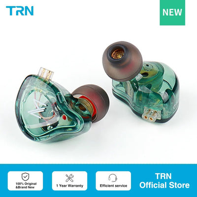 TRN MT1 In Ear Earphone Dynamic DJ Monitor - laurichshop