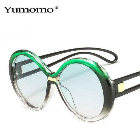 UV400 Fashion Oversized Round Sunglasses Women Vintage - laurichshop