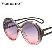 UV400 Fashion Oversized Round Sunglasses Women Vintage - laurichshop