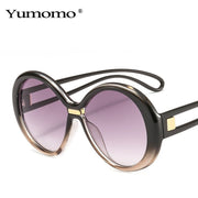 UV400 Fashion Oversized Round Sunglasses Women Vintage - laurichshop