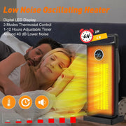 XIAOMI Room Heater 1500W Large Portable Ceramic Tower Heater 12 Hour Timer 3 Modes With Remote Rapid Heating Oscillating Heater - laurichshop