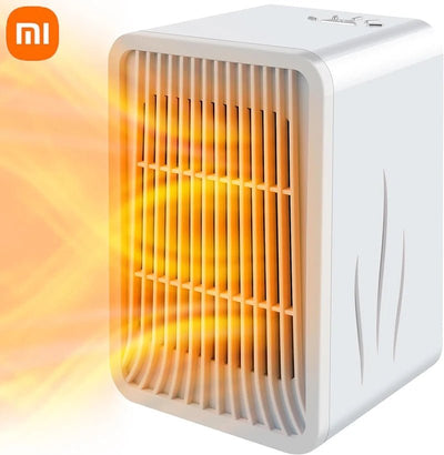 XIAOMI Small Space Heaters for Indoor Use 1000W Mini Portable Heater Fan Electric Space Heater for Room Heating and Fan Modes - laurichshop